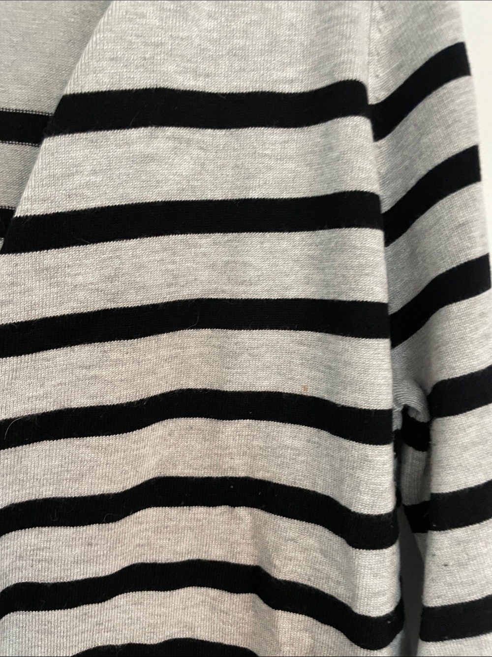 Red Striped Button-Front Cardigan - Light Gray & Black - Picture 5 of 10